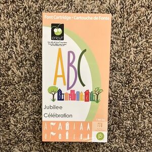 Cricut Jubilee Font Cartridge